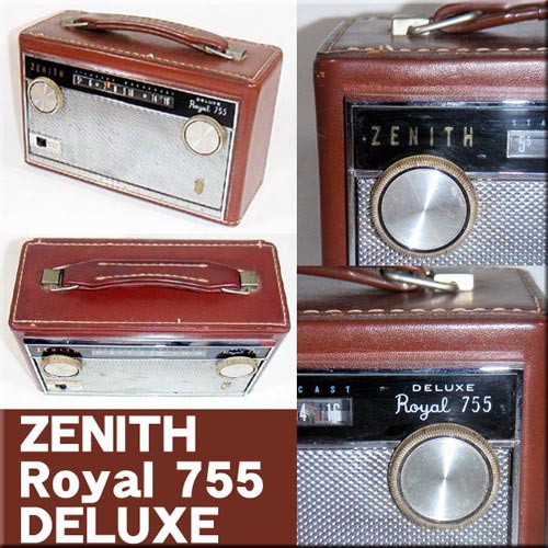 ZENITH Royal 755 DELUXE (ROYAL 755LK) AM RADIO