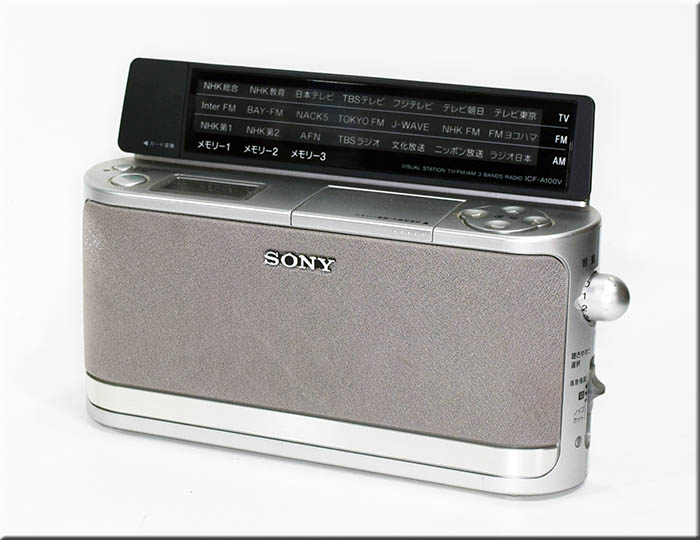 SONY TV(1ch-12ch)/FM/AM���W�I ICF-A100V-S