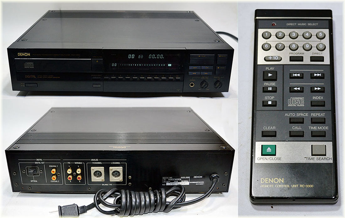 DENON MODEL DCD-3300