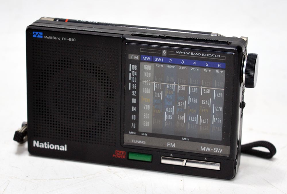 National MODEL RF-B10 FM/MW/SW1-6 8 BAND RADIO
