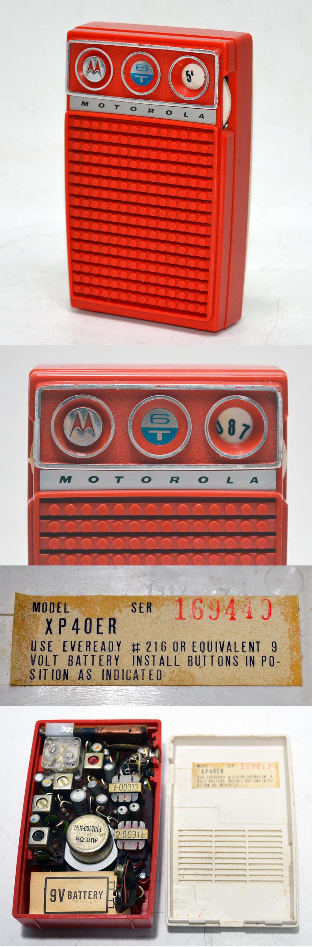 MOTOROLA MODEL XP40ER