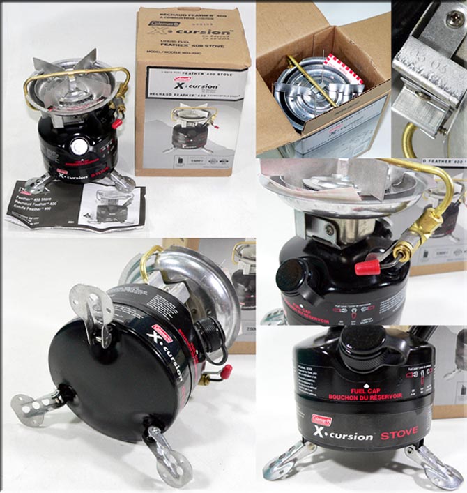 COLEMAN FEATHER 400 STOVE MODEL 3024-722C