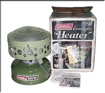 Coleman Catalytic Heater 512A708 3500BTU