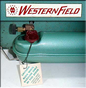 WESTERN FIELD HAWTHORNE CAMP STOVE MODEL 60-9512