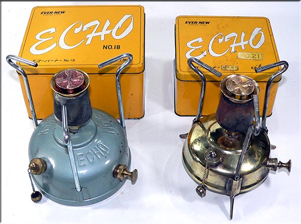EVER NEW CAMPING STOVE echo No.21 & echo No.18