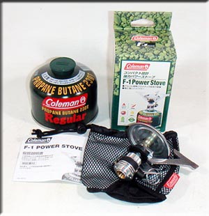 COLEMAN F1 Power Stove MODEL JCM-S106A