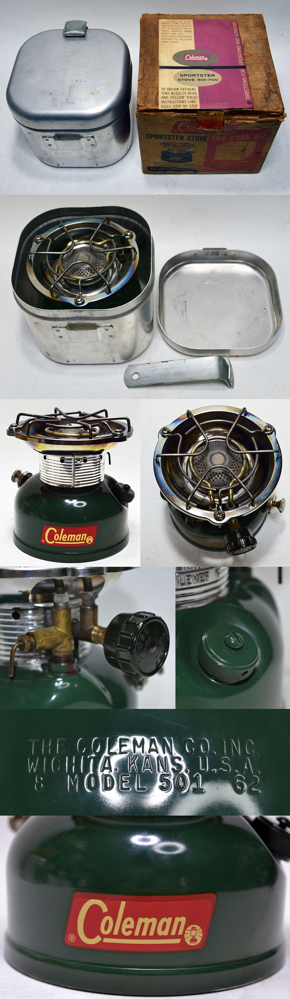 Coleman Model 501 (501-800 STOVE & KIT)